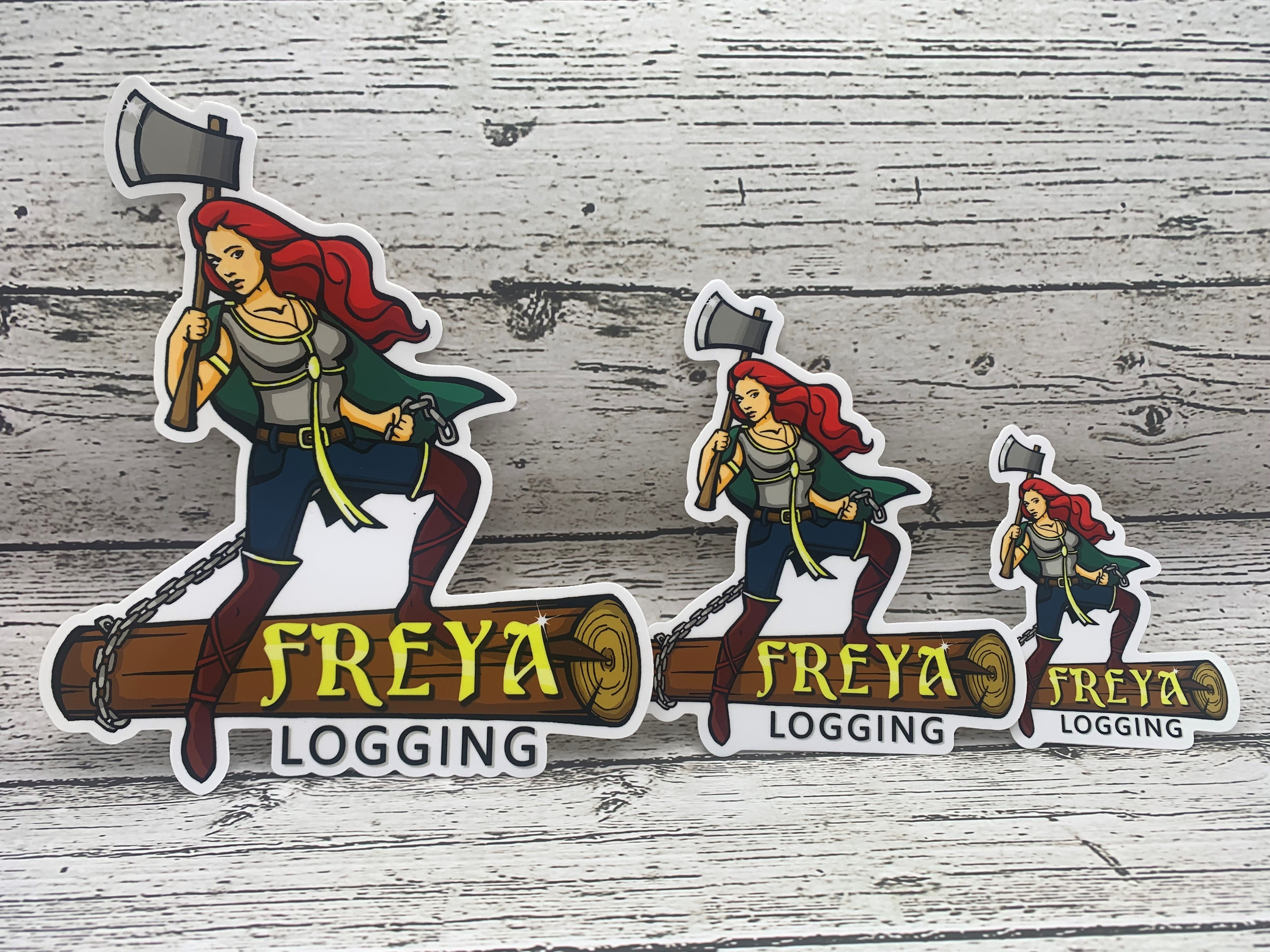 Triple Pack of Freya Logo Decals